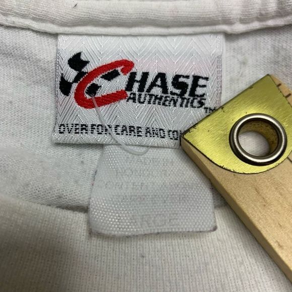 Vintage Chase Authentics Dale EarnhardtJr. #8 Mens L White Long Sleeve T Shirt - Picture 3 of 11